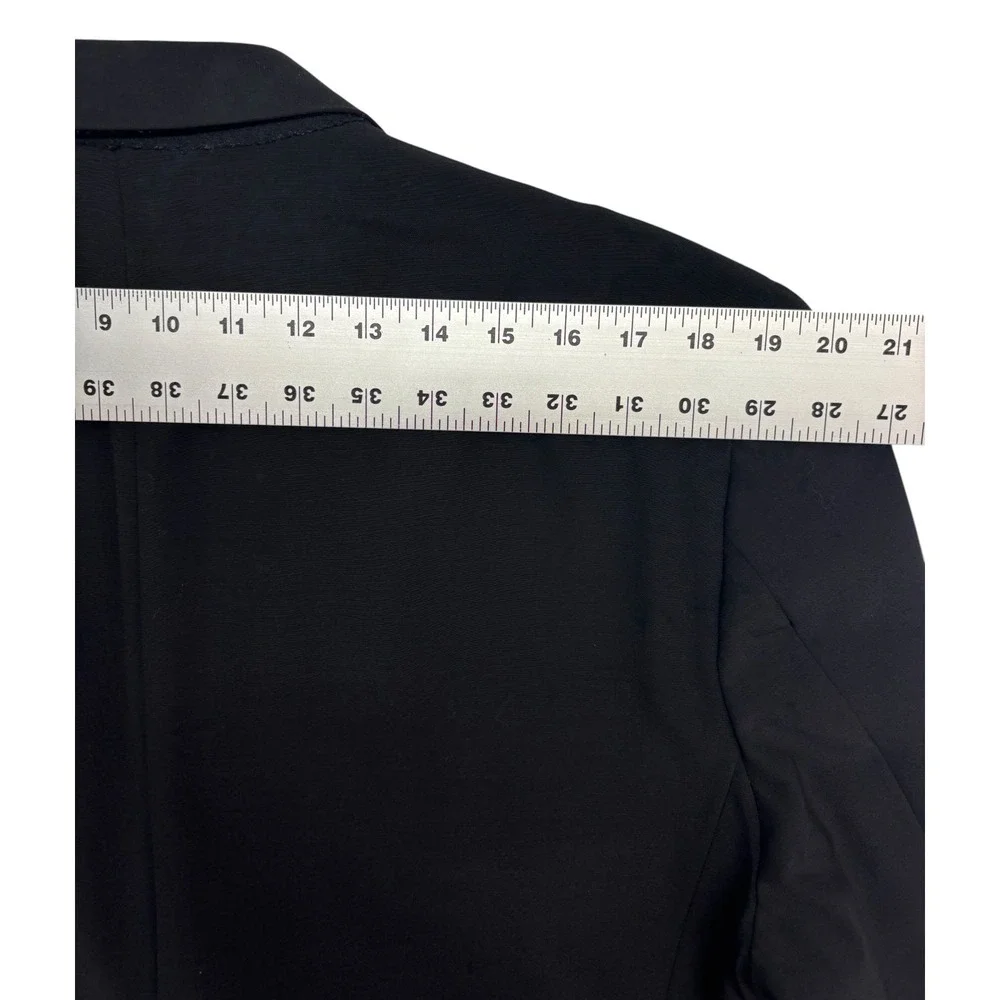 vtg Oxxford 46R Black Tuxedo Jacket Blazer Grosgrain Formal Dinner Wool Evening
